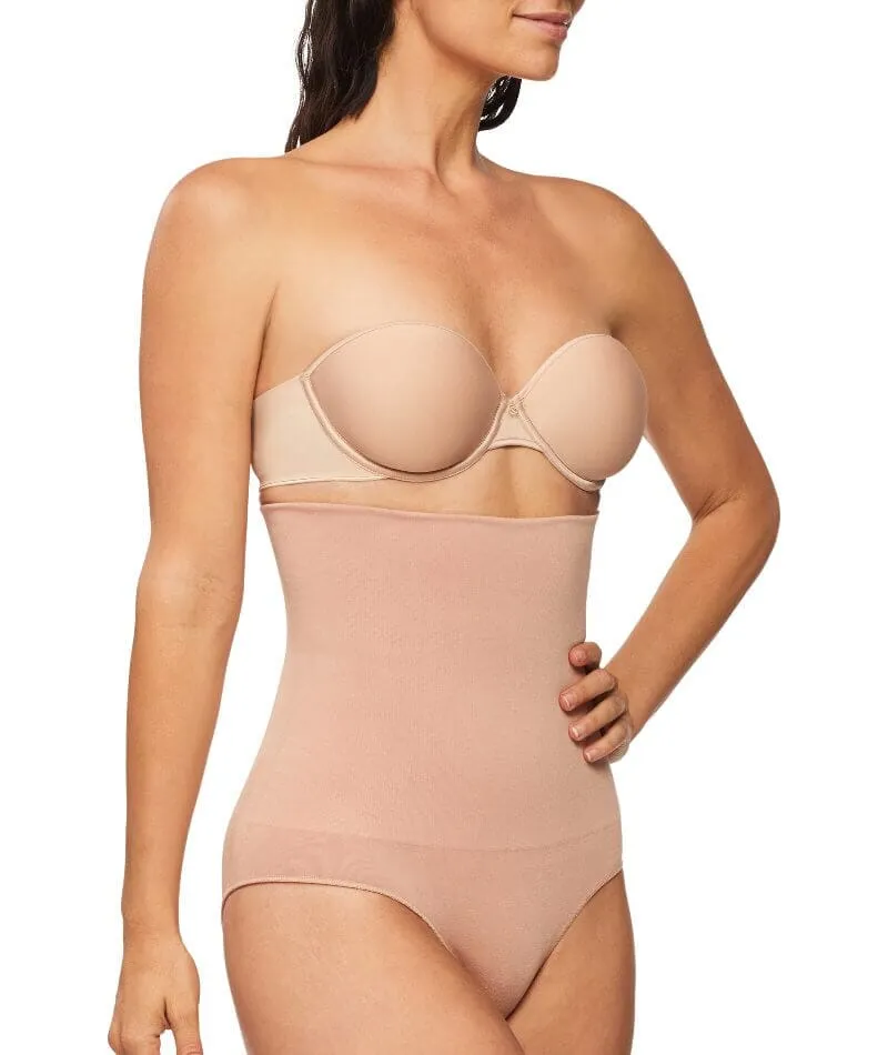 Nancy Ganz Bamboo Essentials High Waisted Brief - Mahogany