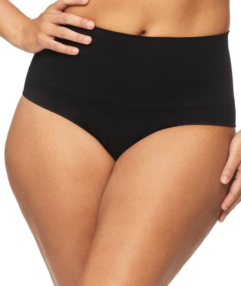 Nancy Ganz Bamboo Essentials Waisted Brief - Black