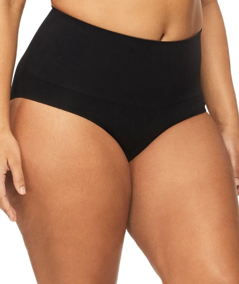 Nancy Ganz Bamboo Essentials Waisted Brief - Black