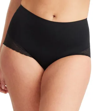 Nancy Ganz Revive Lace Waisted Brief - Black