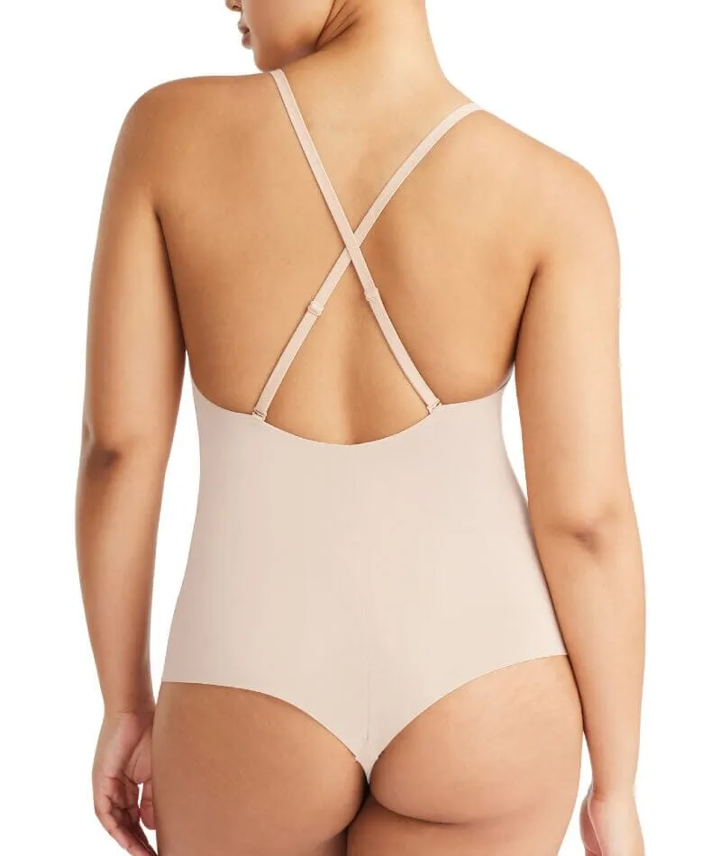 Nancy Ganz Sheer Infinity Bodysuit - Warm Taupe