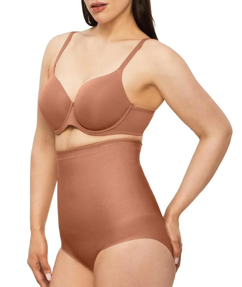 Nancy Ganz X-Factor High Waisted Brief - Cocoa