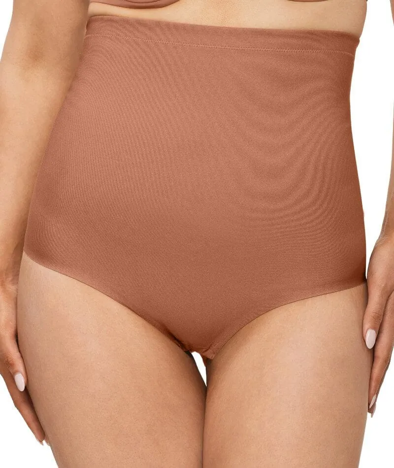 Nancy Ganz X-Factor High Waisted Brief - Cocoa