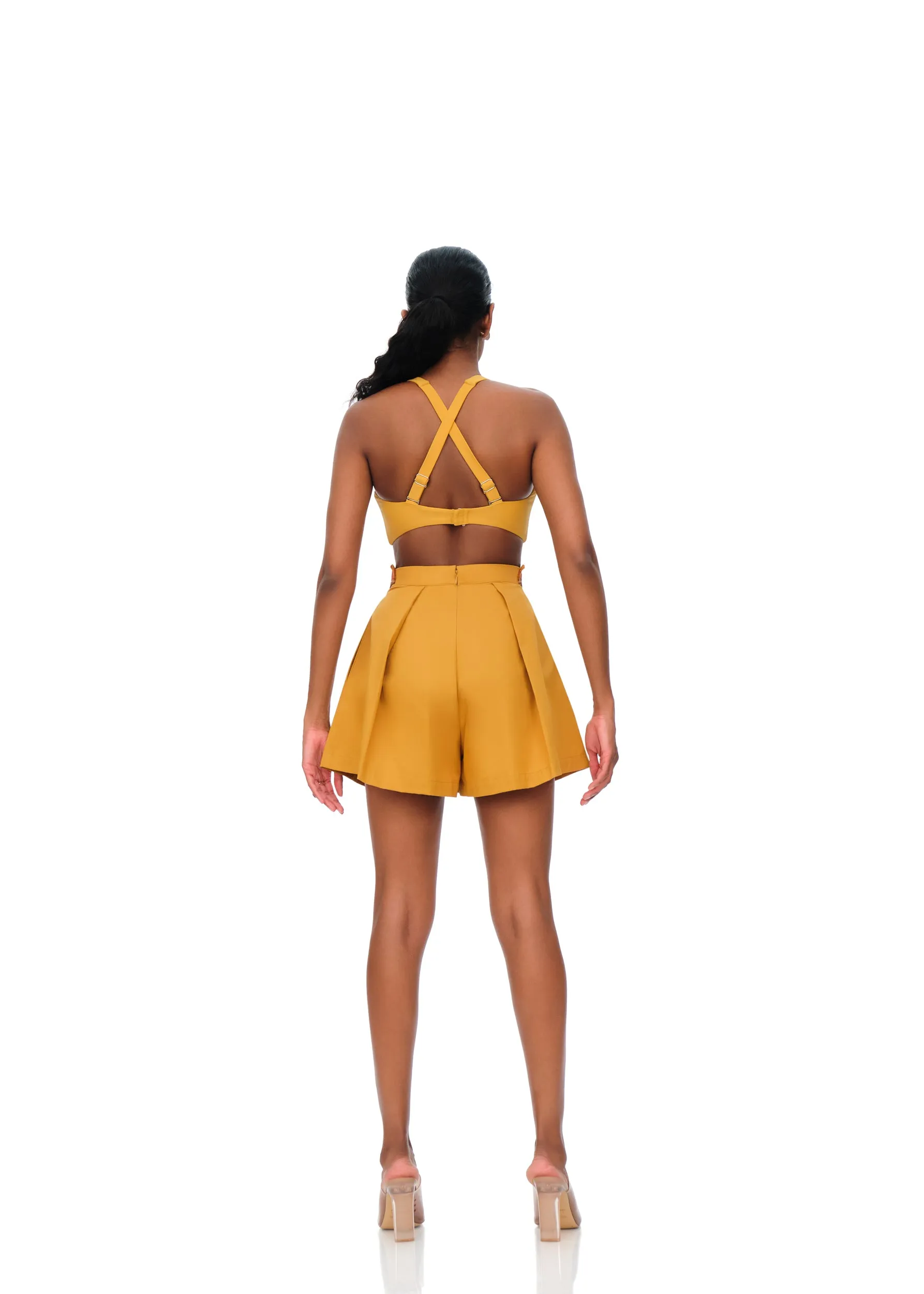 Olla Shorts | Mustard