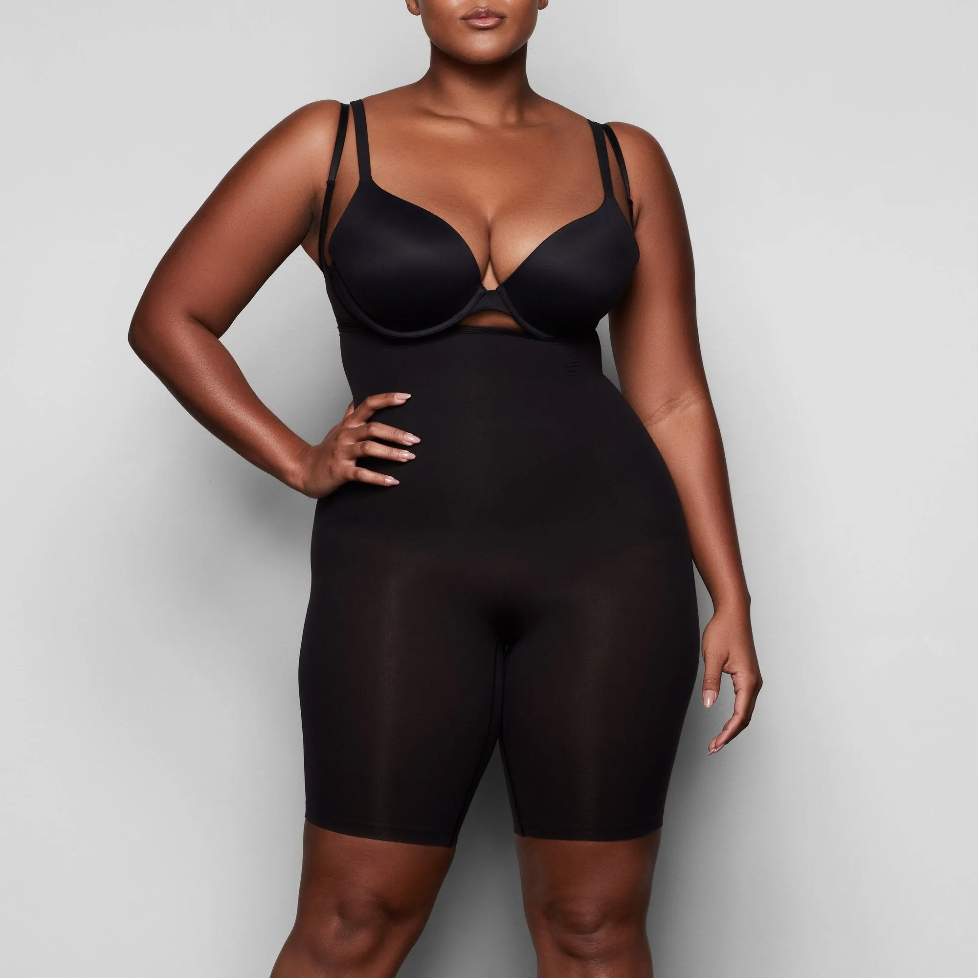 OPEN BUST BODYSUIT W. OPEN GUSSET | ONYX