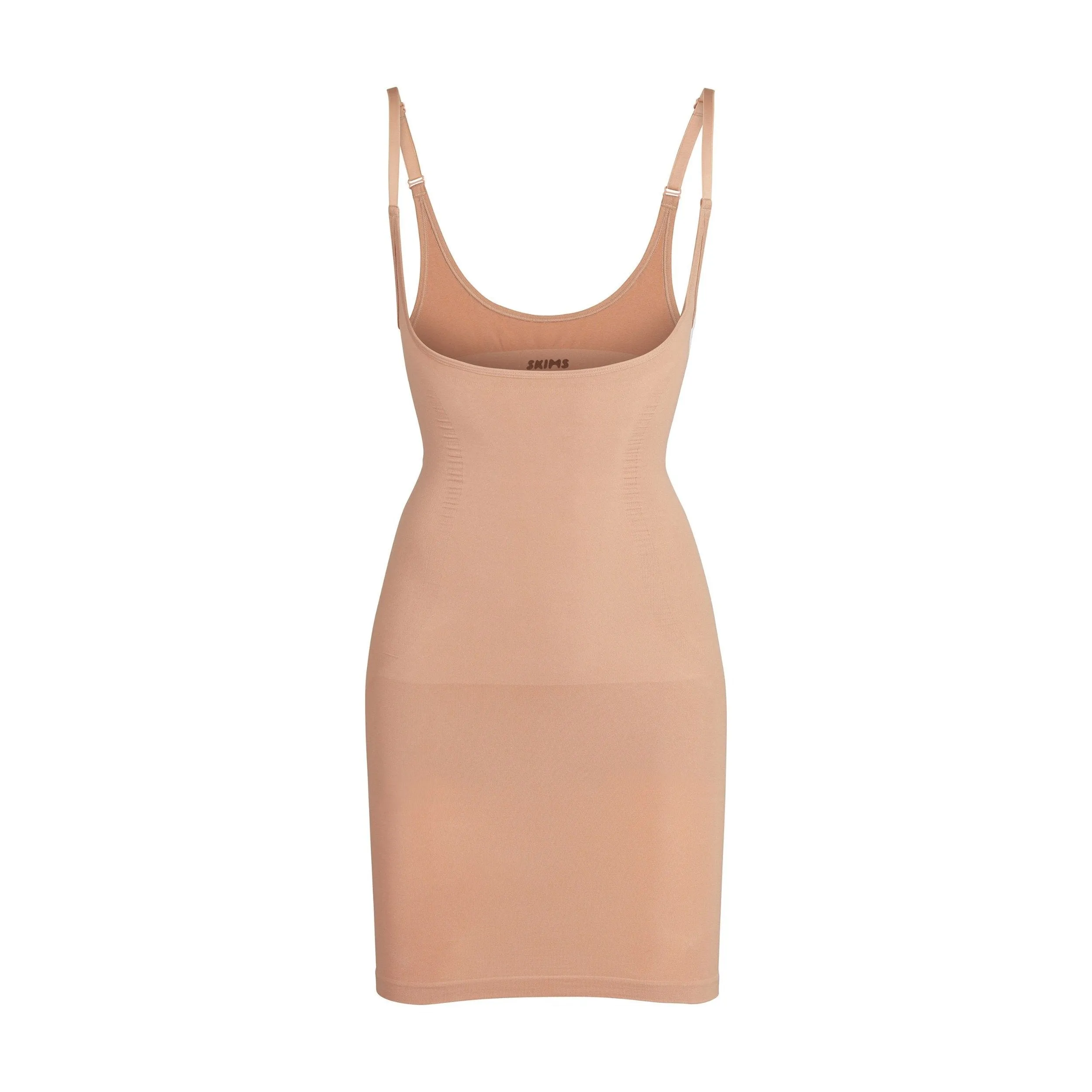 OPEN BUST SLIP DRESS | OCHRE