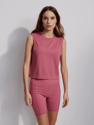 Page Seamless Crop Tank- Rose Wine