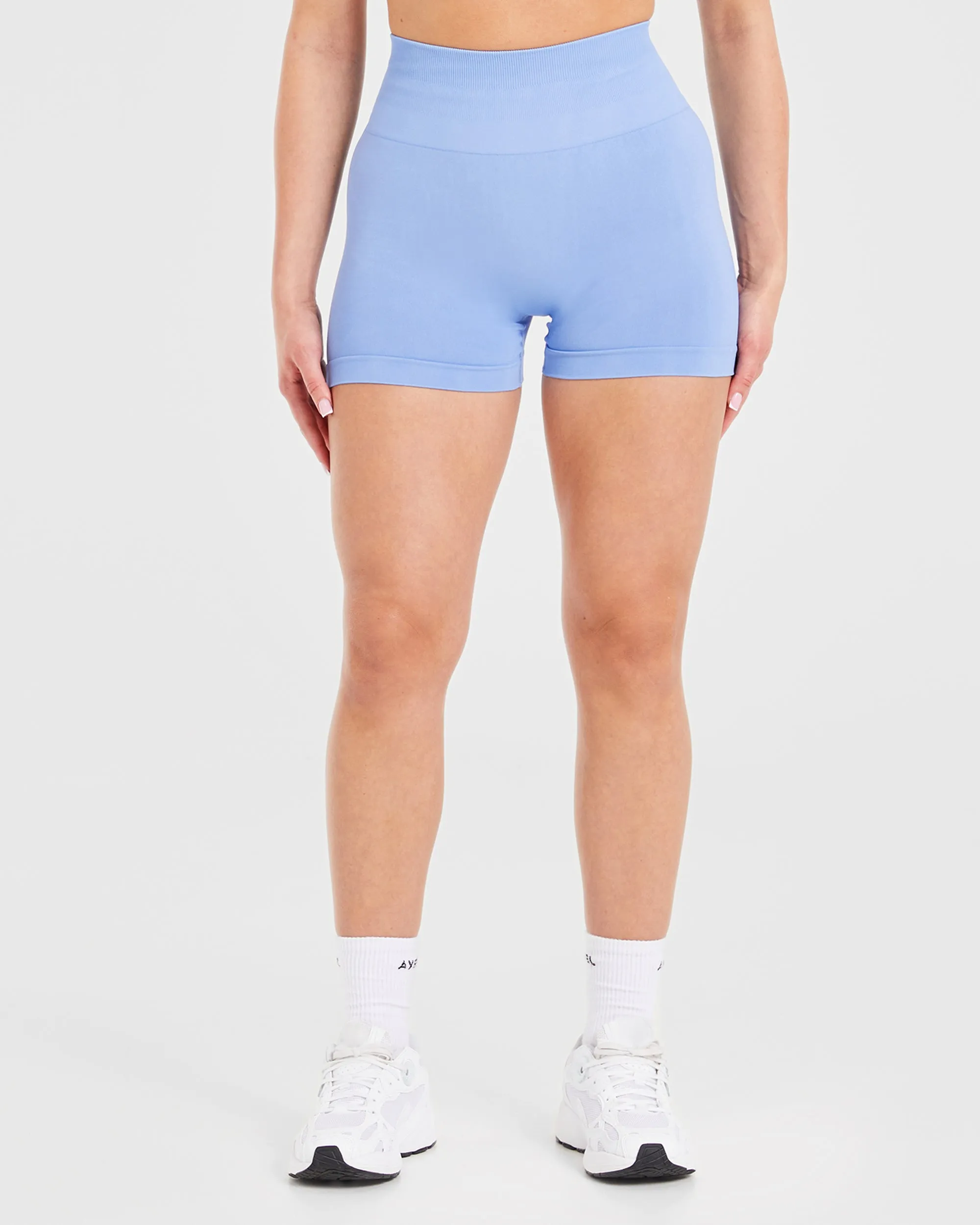 Power Seamless Shorts - Blue