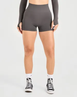 Power Seamless Shorts - Charcoal