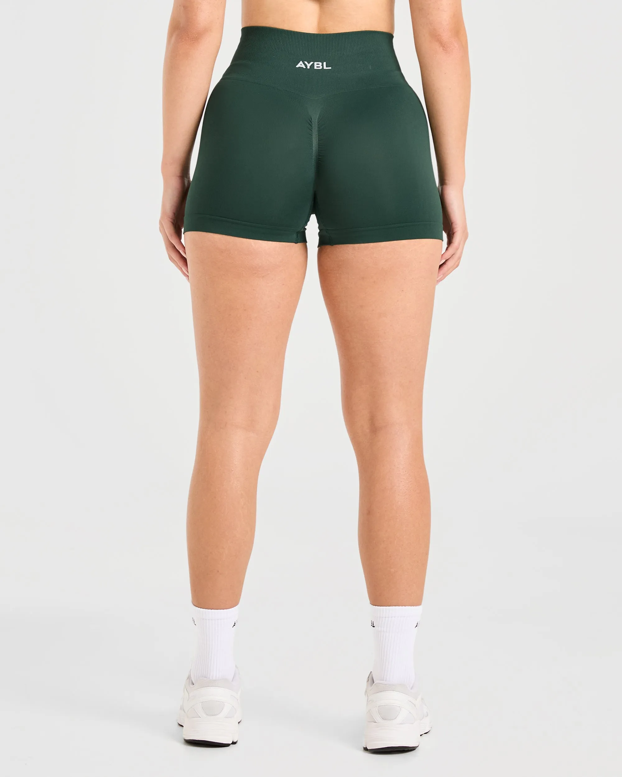 Power Seamless Shorts - Evergreen