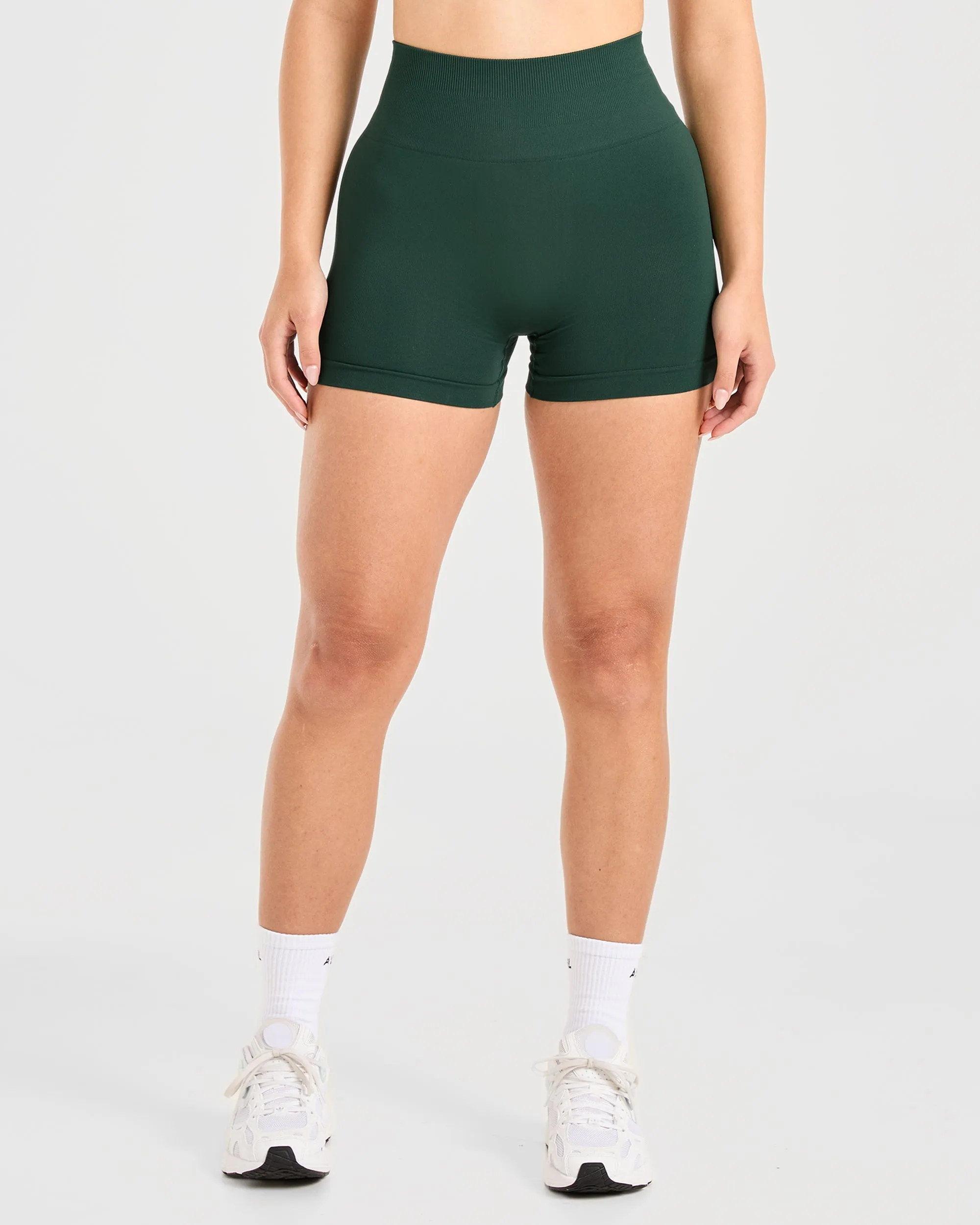 Power Seamless Shorts - Evergreen