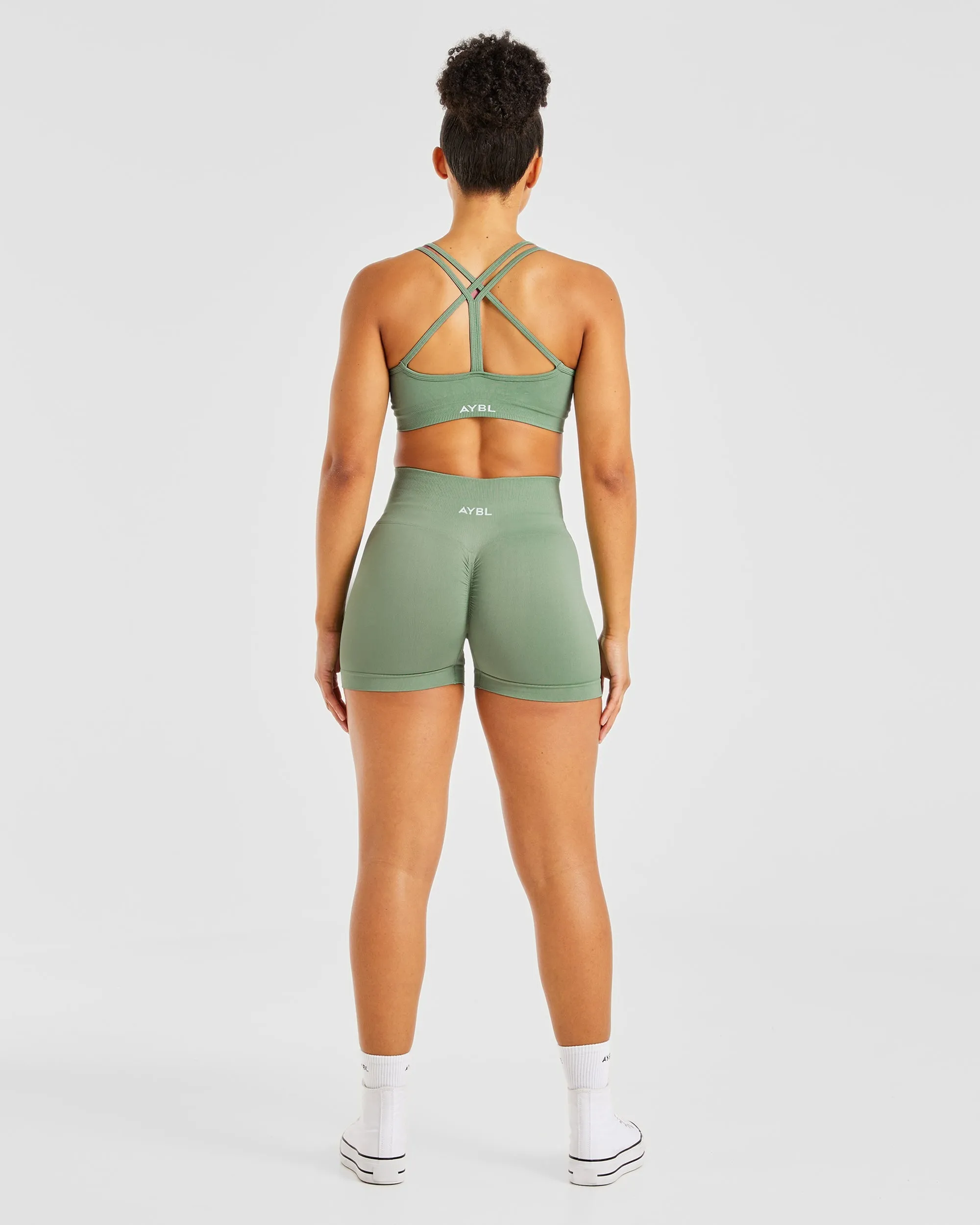 Power Seamless Shorts - Olive