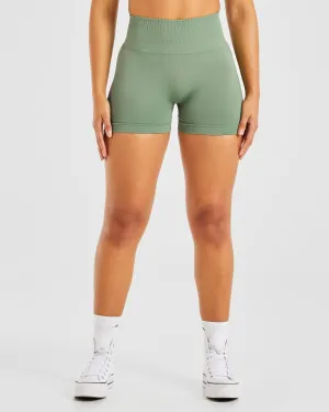 Power Seamless Shorts - Olive