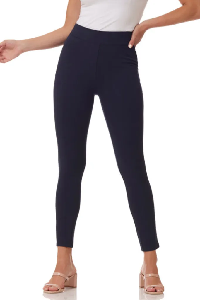 "Ultra" Pull-On Crop Legging - Midnight