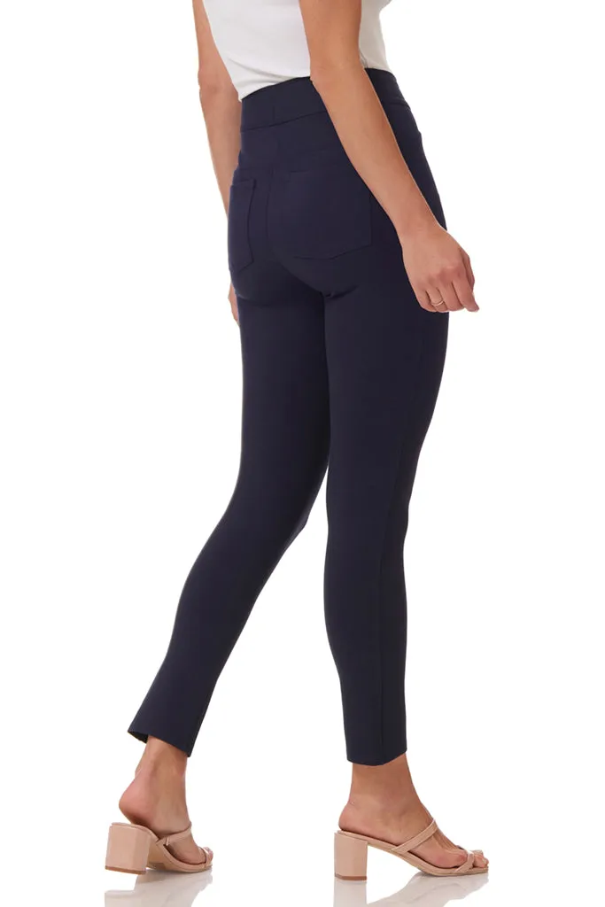 "Ultra" Pull-On Crop Legging - Midnight