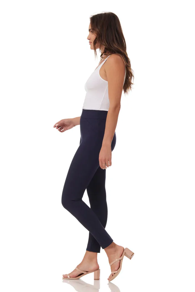 "Ultra" Pull-On Crop Legging - Midnight