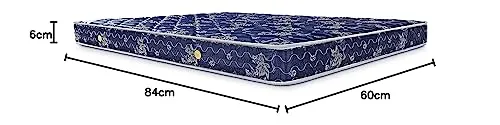 Restolex Nirvana -Supportive Spring - Bonnel Mattress-Blue-84 X 60 X 6