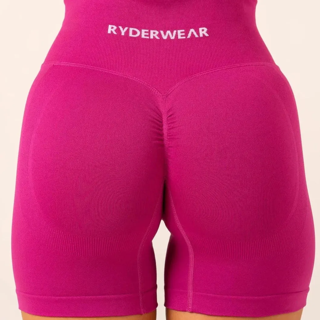 Ryderwear Womens Lift BBL Scrunch Seamless Shorts