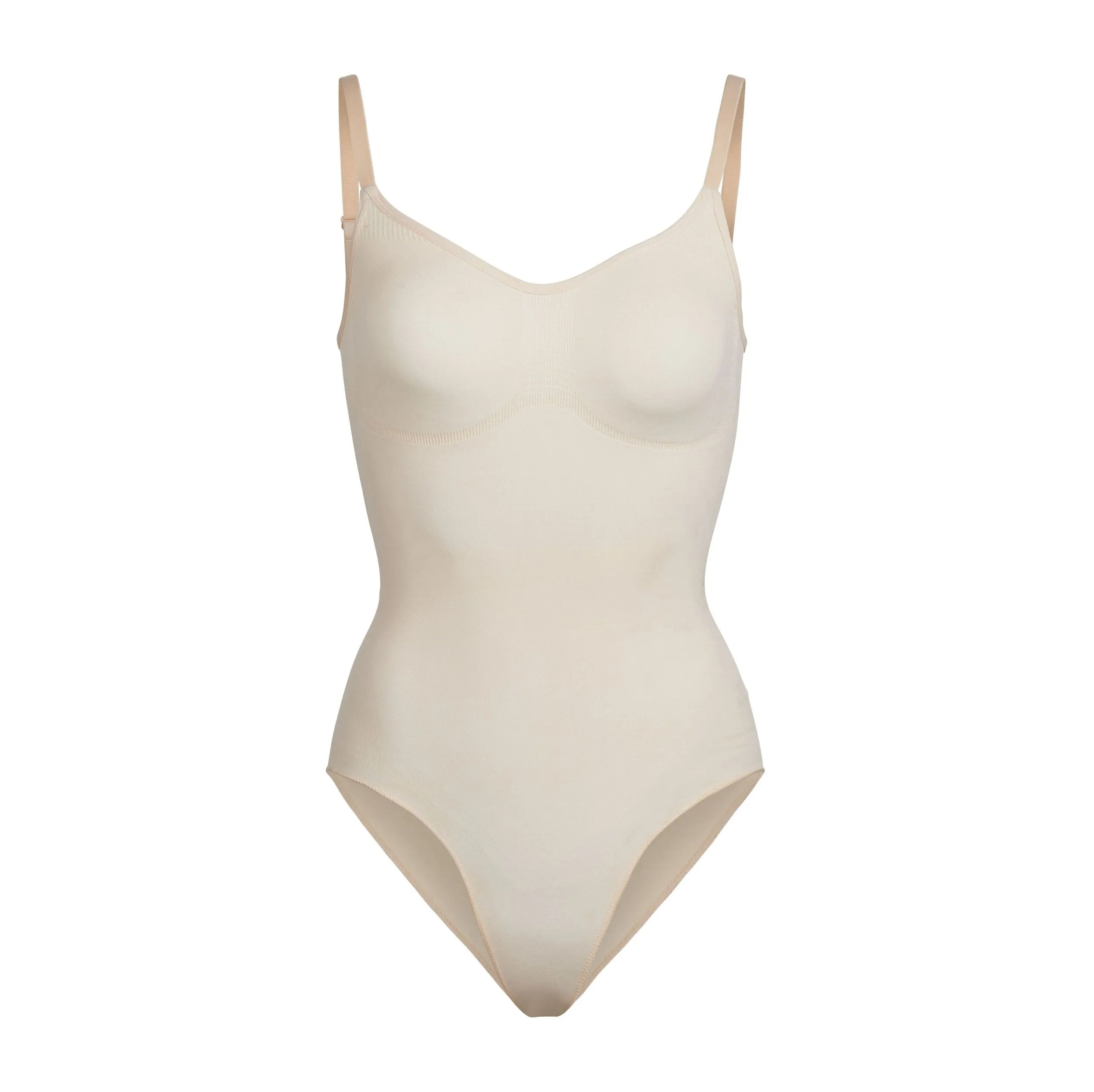 SCULPTING BODYSUIT W. SNAPS | SAND