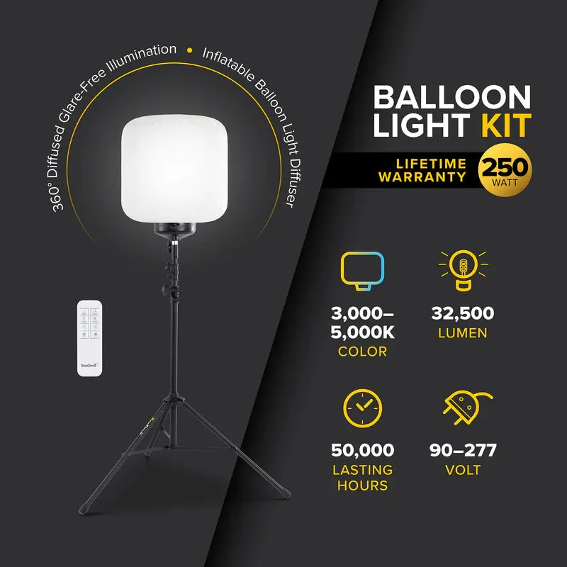 SeeDevil 250 Watt Balloon Light Kit