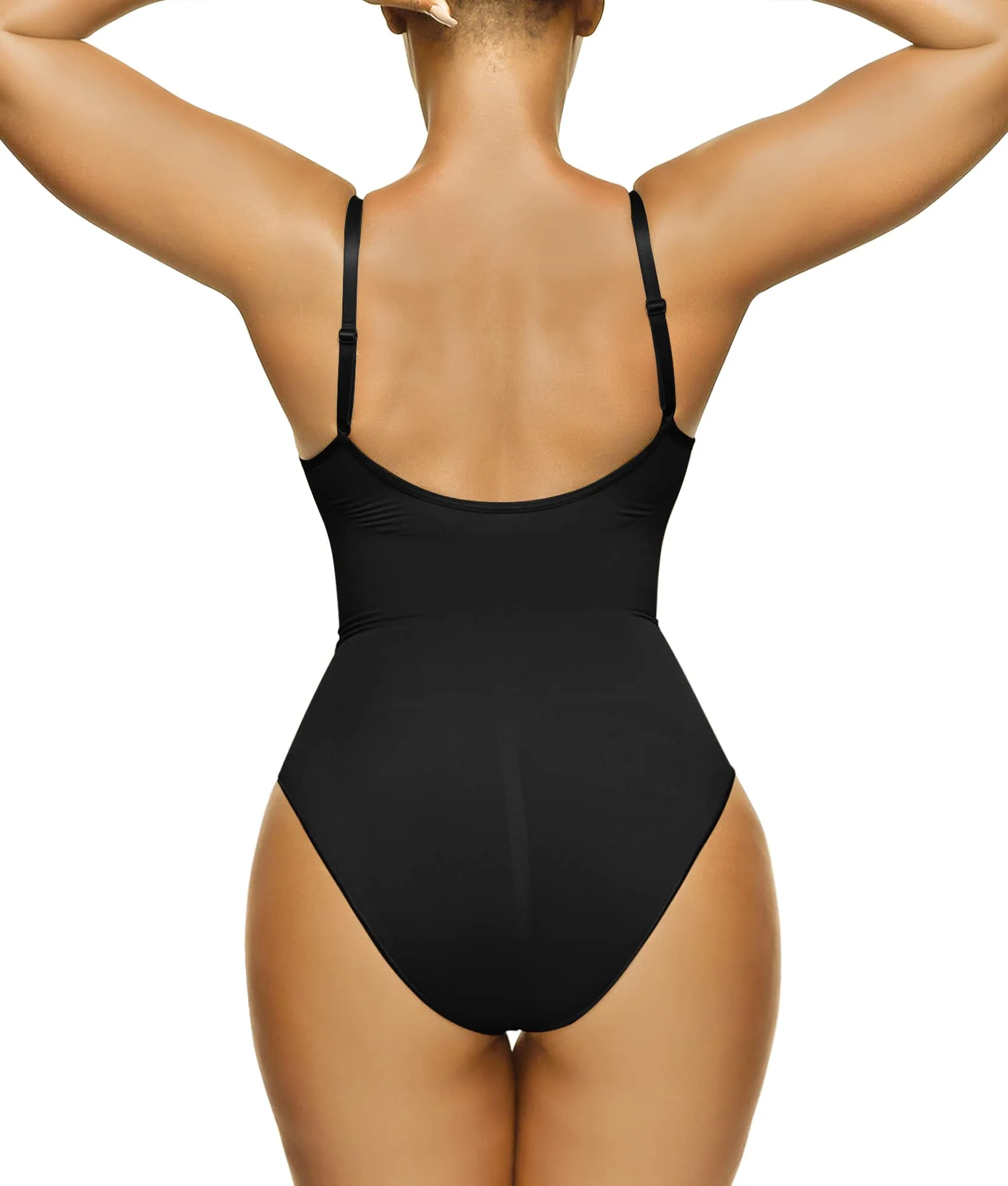 SHAPERX Tummy Control Shapewear Butt Lift Seamless Bodysuit