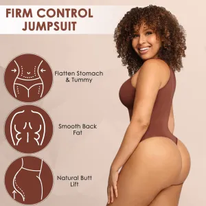 SheCurve® Crew Neck Sleeveless Sculpting Bodysuit Shapewear