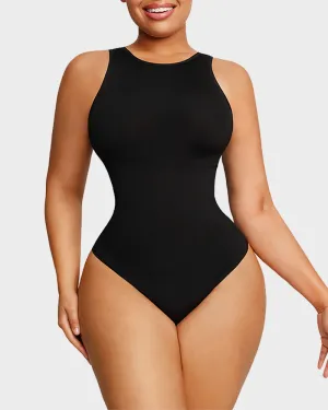 SheCurve® Crew Neck Sleeveless Sculpting Bodysuit Shapewear