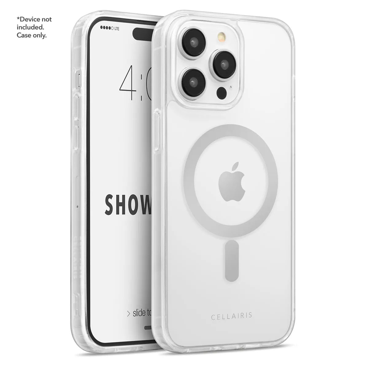 Showcase Halo - iPhone 15 Pro Max Silver w/ MagSafe Case