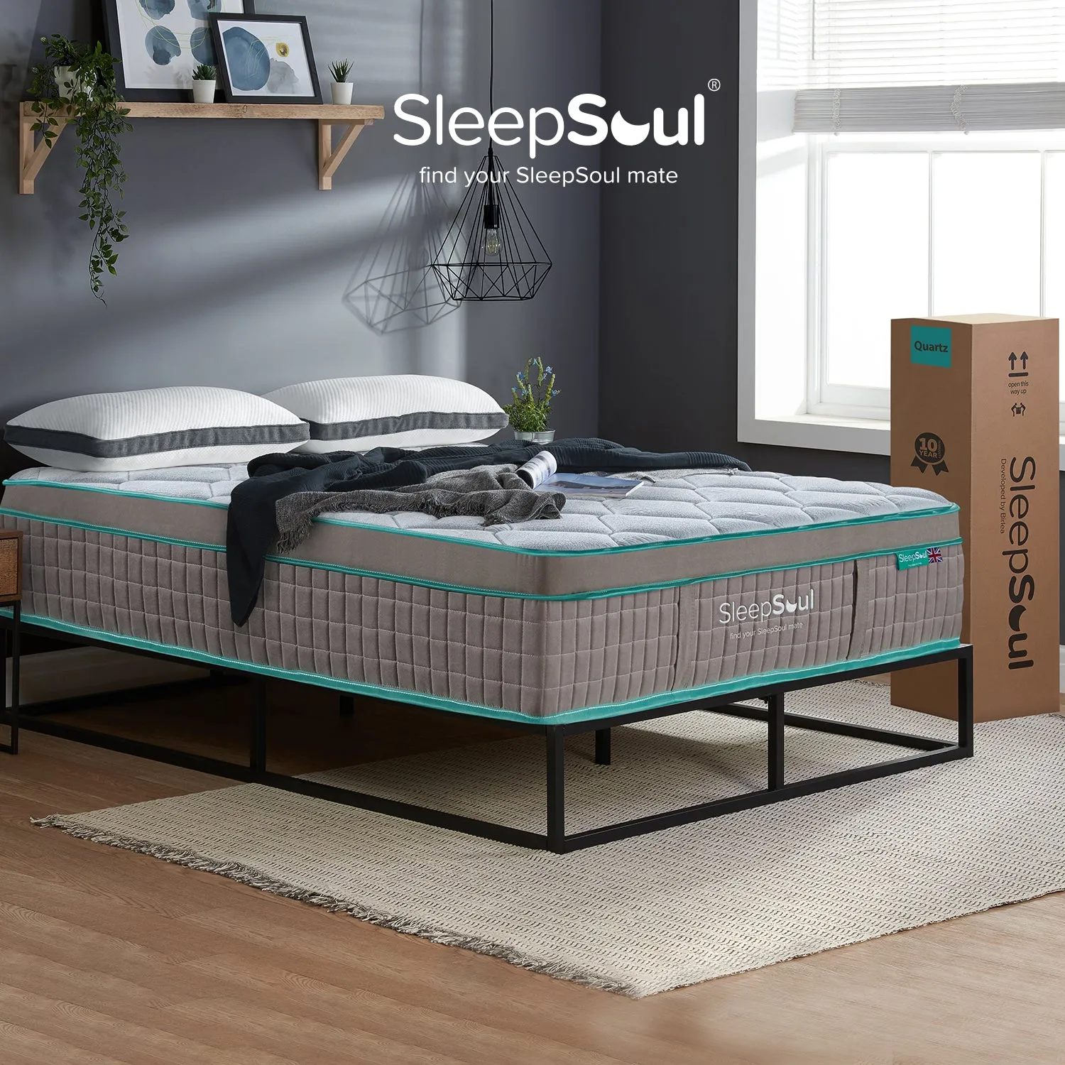 SleepSoul Quartz 1500 Pocket Sprung Mattress 180X200