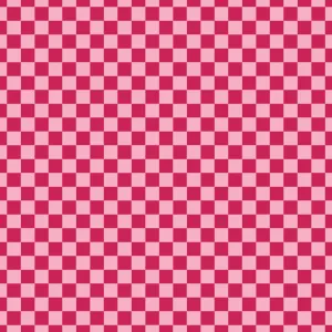 Small Fuschia Checkers - Be Mine Collection