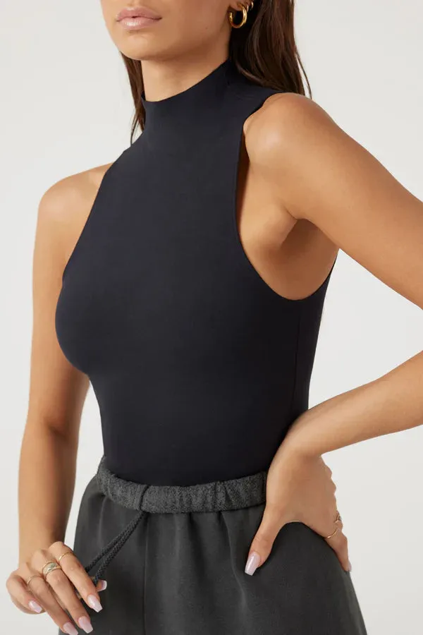 Smoothing Mock Neck Tank