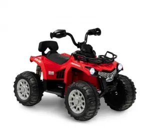 Super Cool Fun 12V Kids Ride On Car Atv 1 Seater | 4 Wheeler | MP3 | LED Lights | Ages 3-8