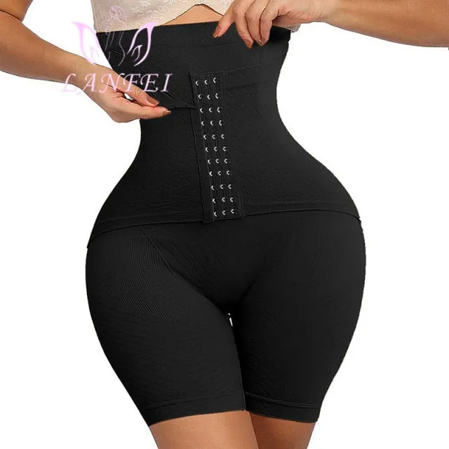 Trendy Firm High Waist Shapewear With Tummy Control And  Buttocks' Lifter