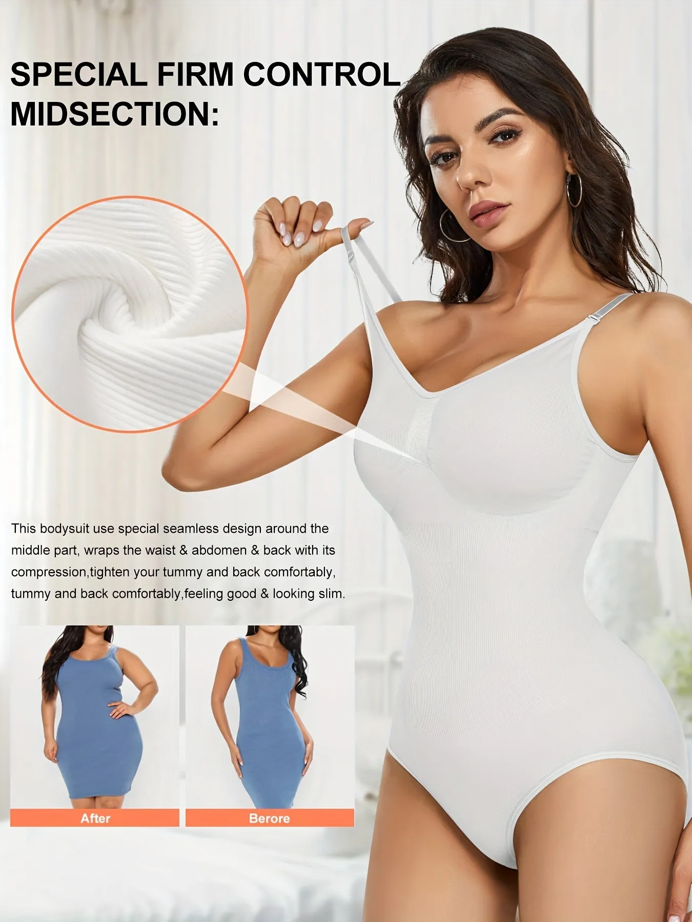 Tummy Tuck Wonder Sleeveless Shaping Bodysuit for Women