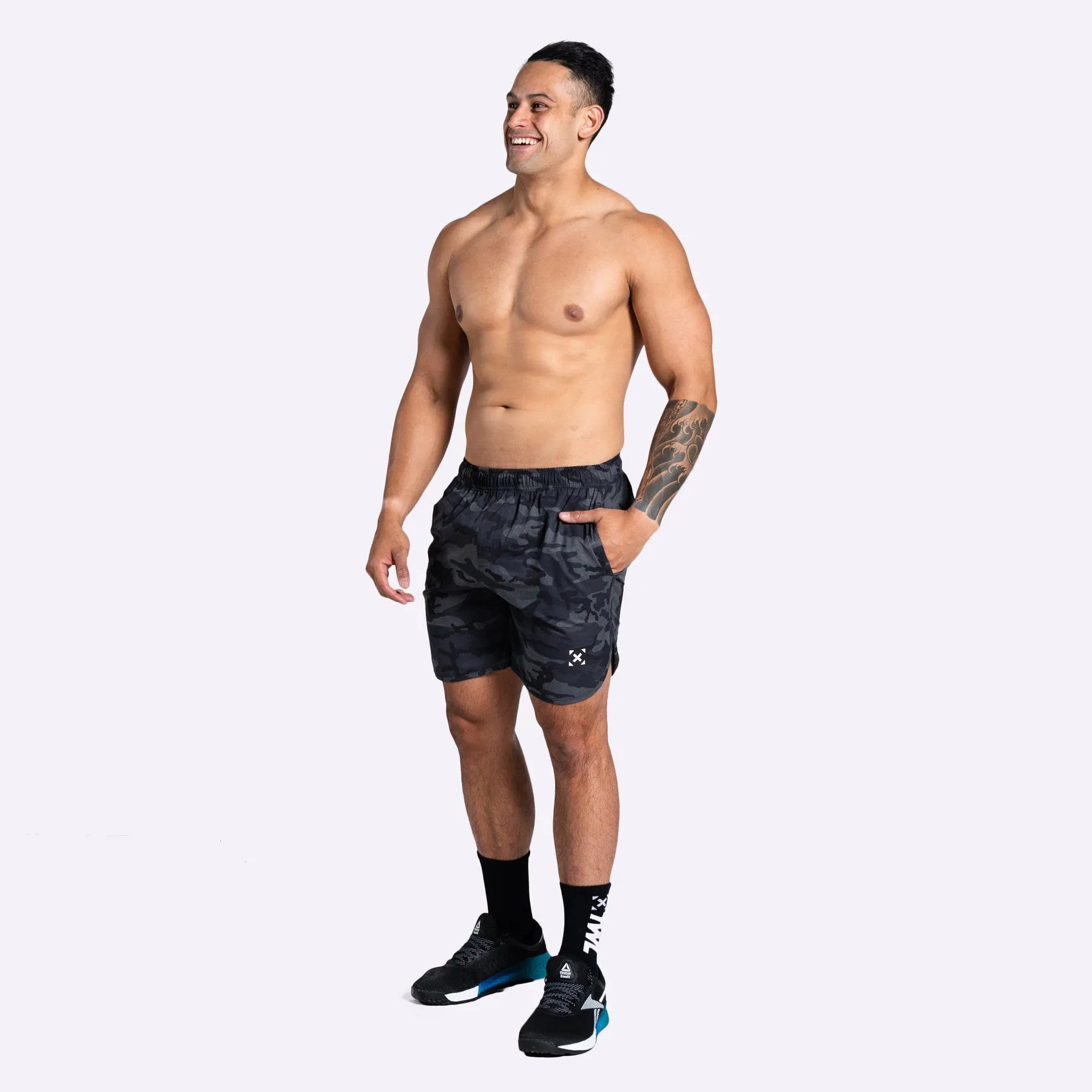 TWL - Men's Flex Shorts 3.0 - Black Camo