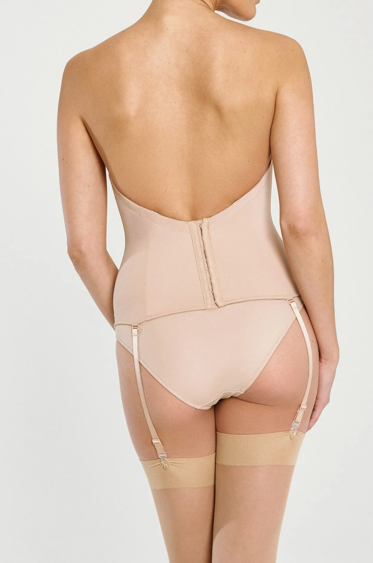 VA BIEN 1508 SEAMLESS LOW BACK BUSTIER