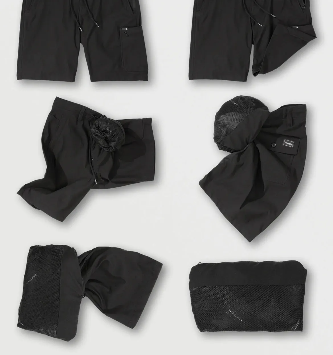 VOLCOM STONE TRAIL MASTER SHORT BLACK