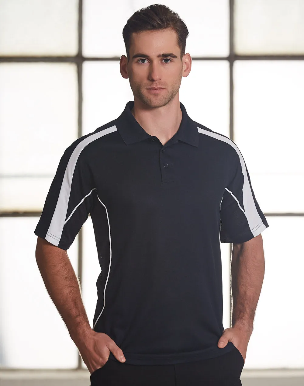 Winning Spirit Men's TrueDry Short Sleeve Polo 1st(10 Colour) (PS53)