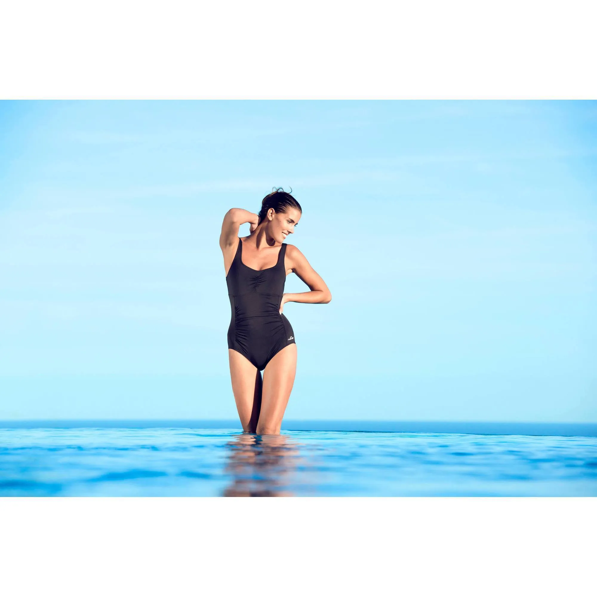 Women's Aquafitness Swimsuit Shortcut One-Piece Body-Sculpting Mary