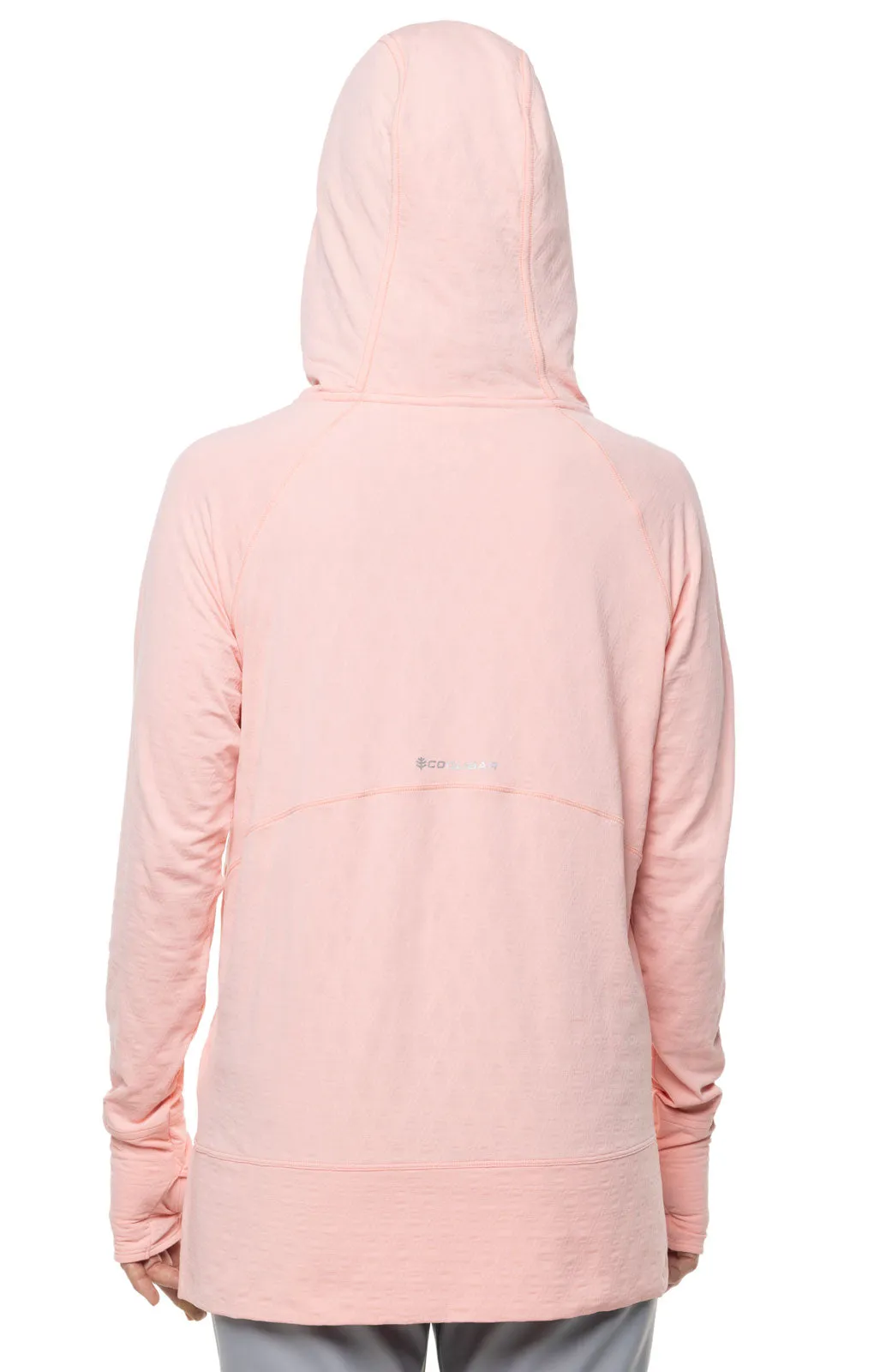 Women's Arabella Hoodie  |  Peachy Pink Diamond Jacquard