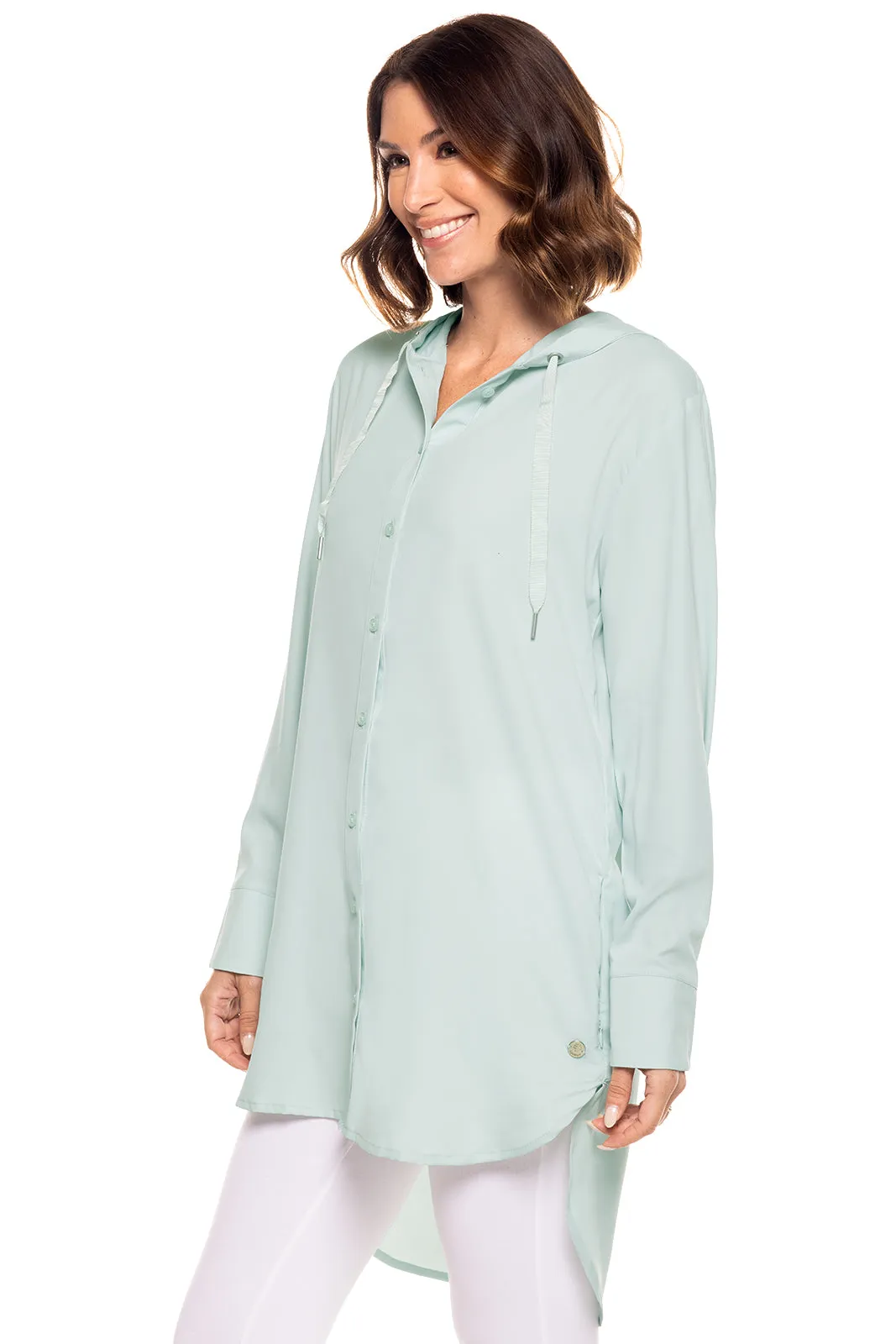 Women's Palma Aire Beach Shirt  |  Misty Aqua