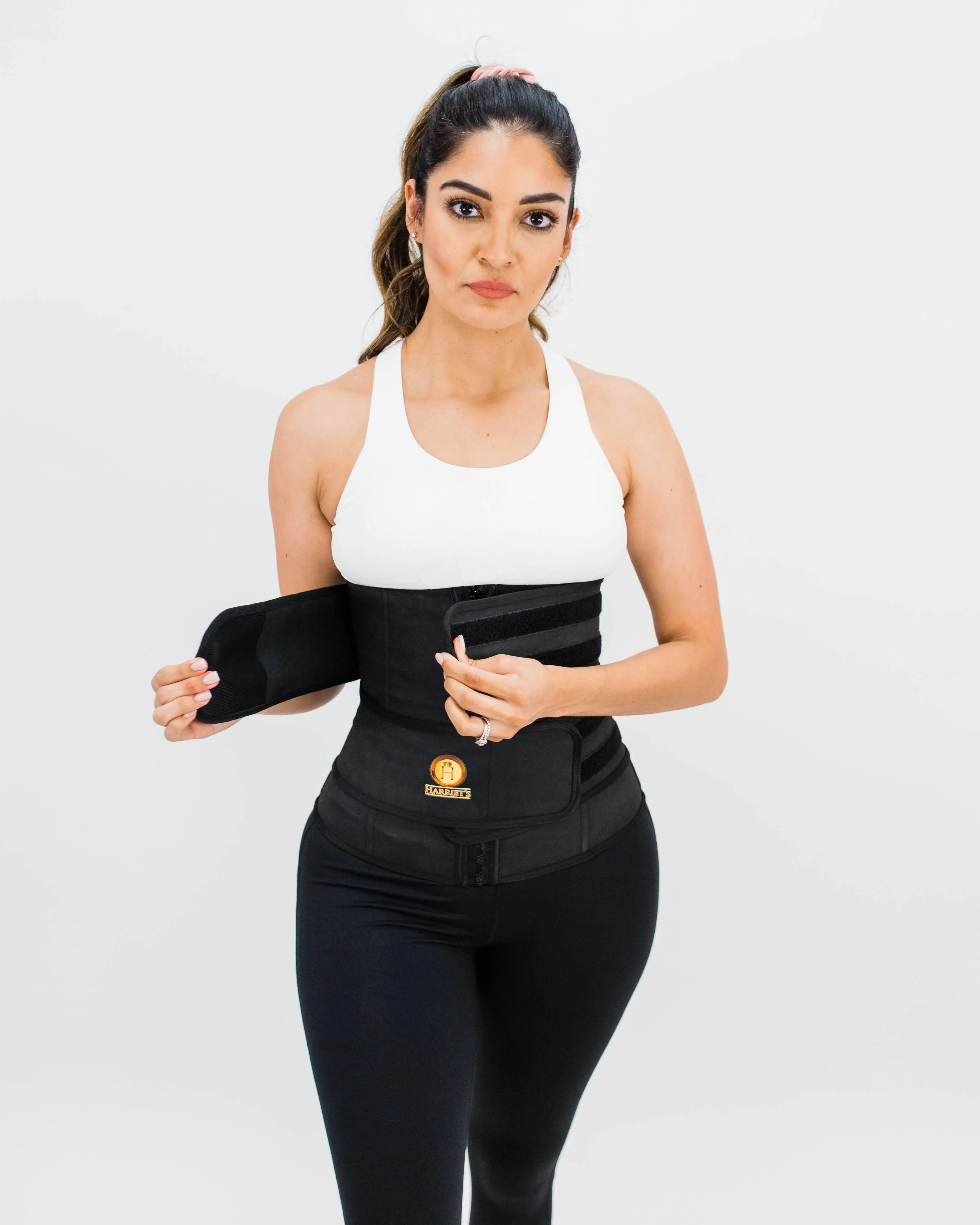 ZIP UP & DETACHABLE Double Compression/ Multi Purpose Waist TRAINER