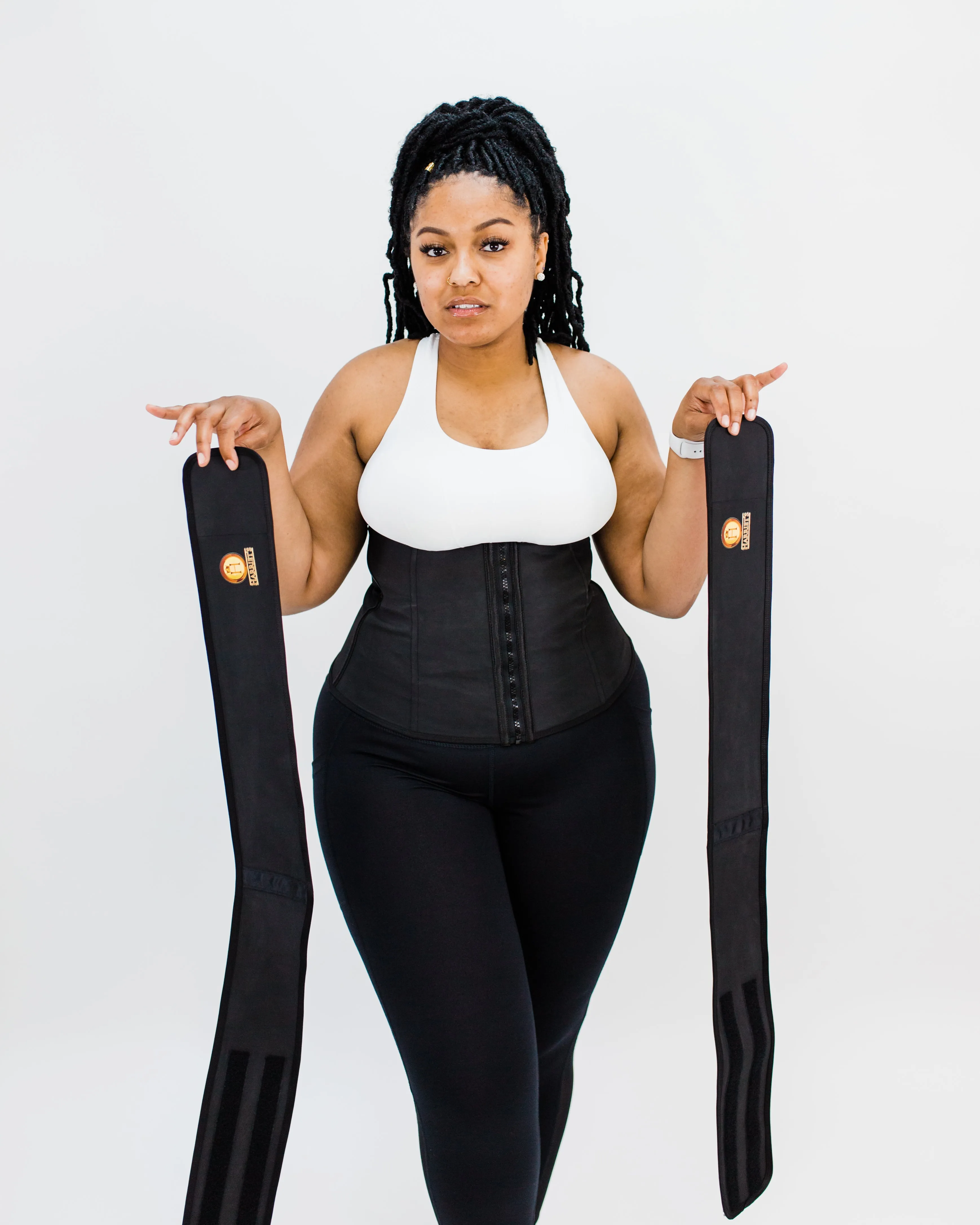 ZIP UP & DETACHABLE Double Compression/ Multi Purpose Waist TRAINER