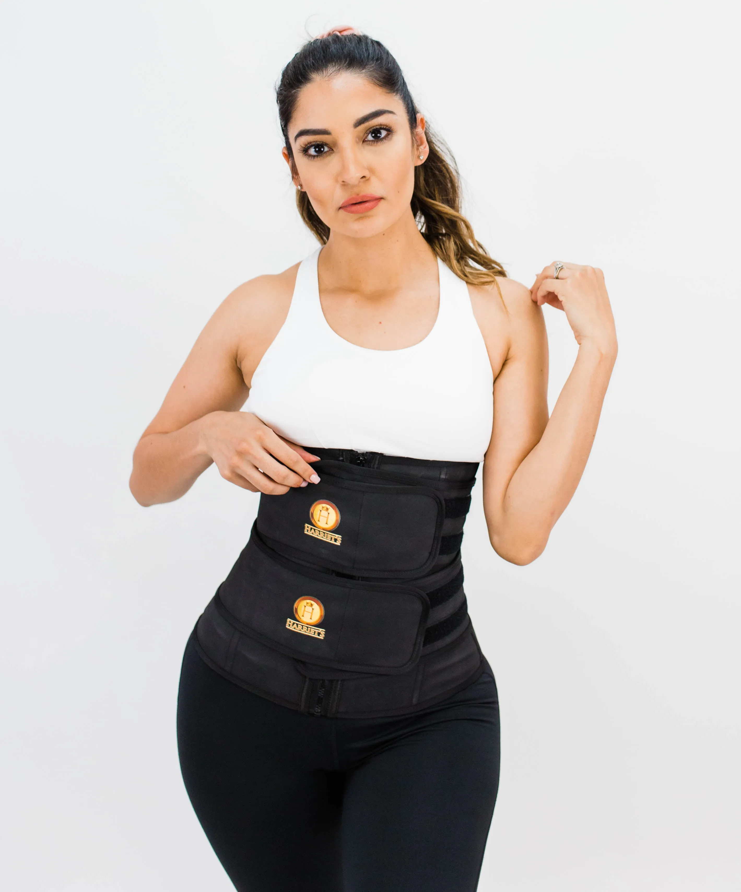 ZIP UP & DETACHABLE Double Compression/ Multi Purpose Waist TRAINER